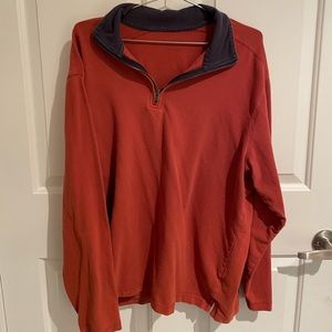 Oversized orange long sleeve